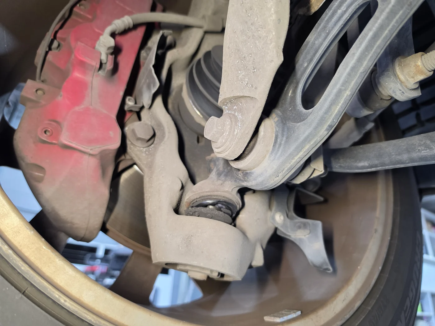 Brake and underside inspection