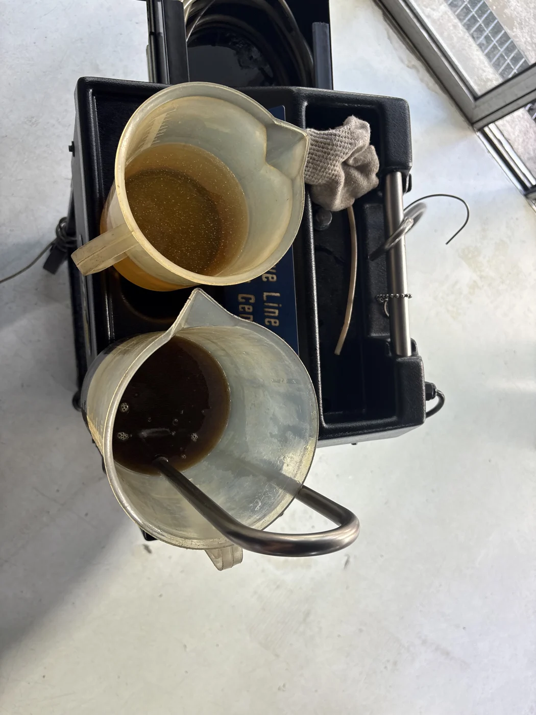 Drivetrain oil condition comparison