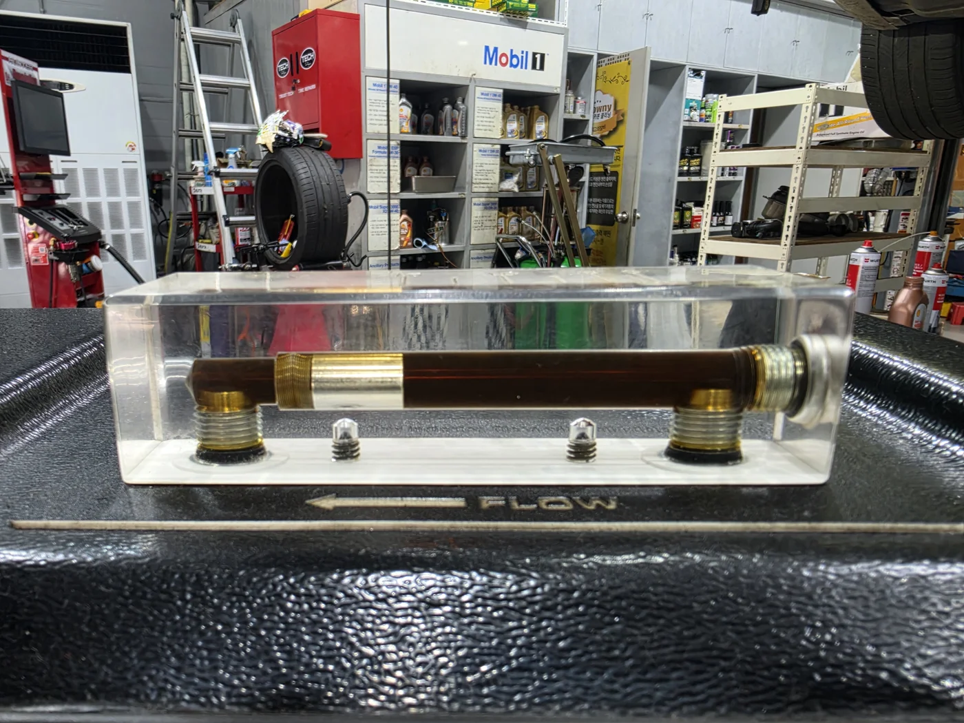 Transmission fluid exchange using BG PXT
