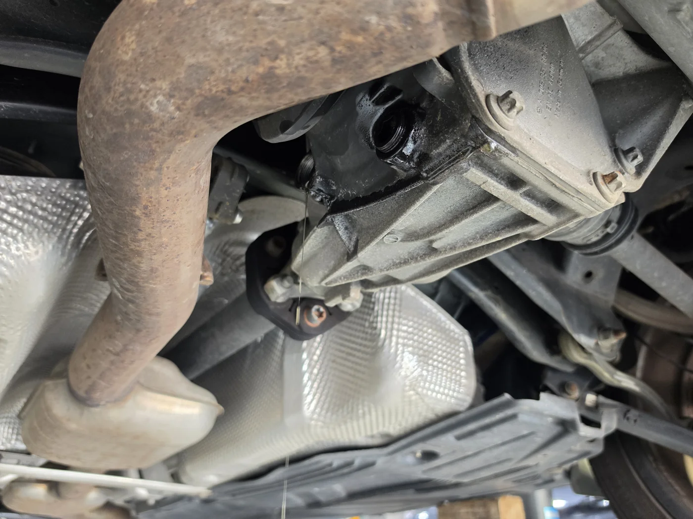 Differential fluid service and filling with BG equipment