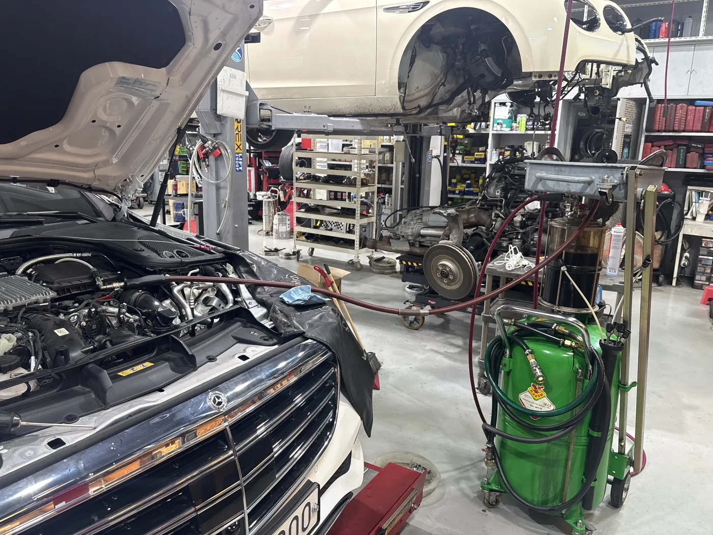 Engine oil service