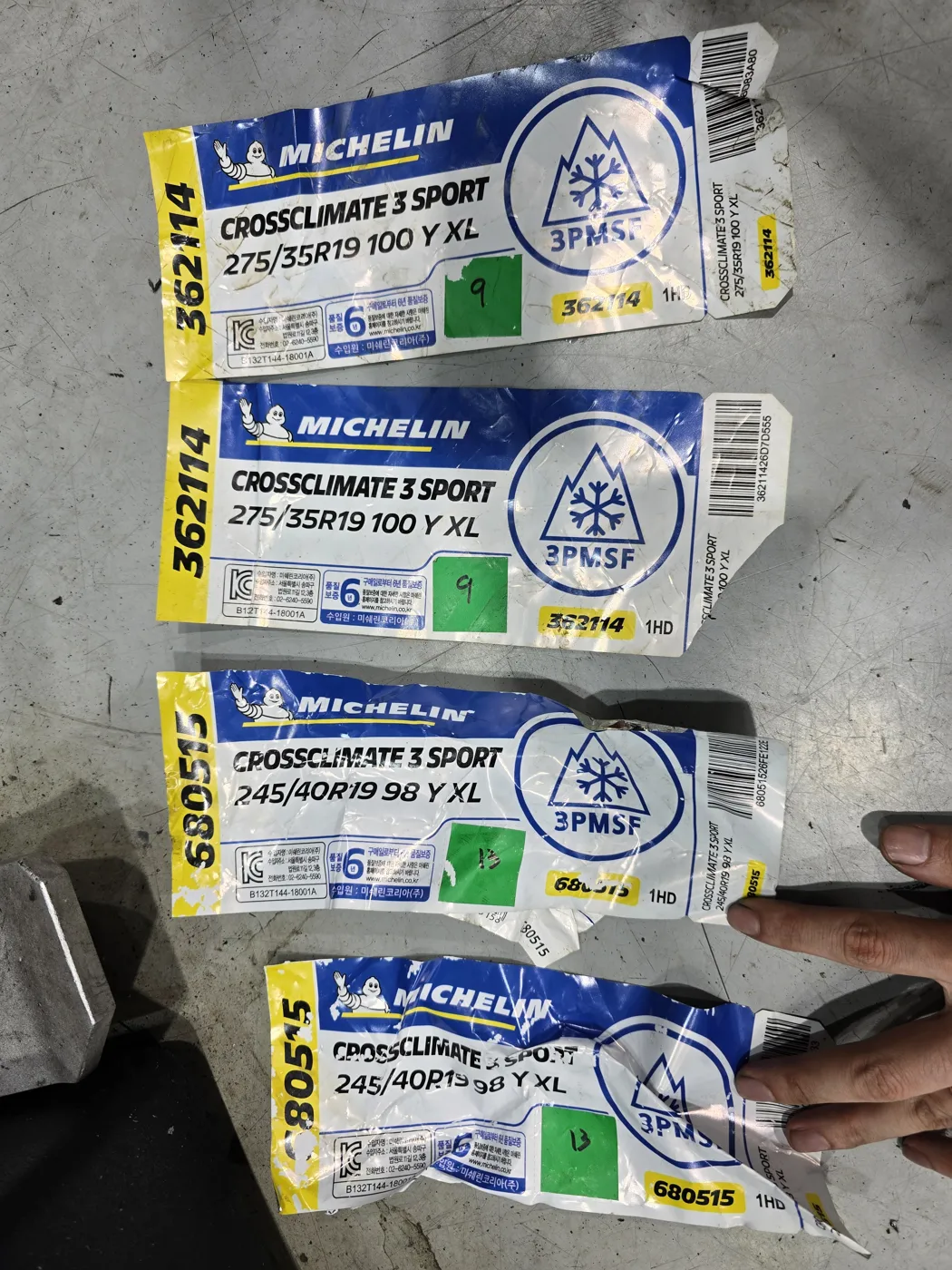 New Michelin CrossClimate 3 Sport tires