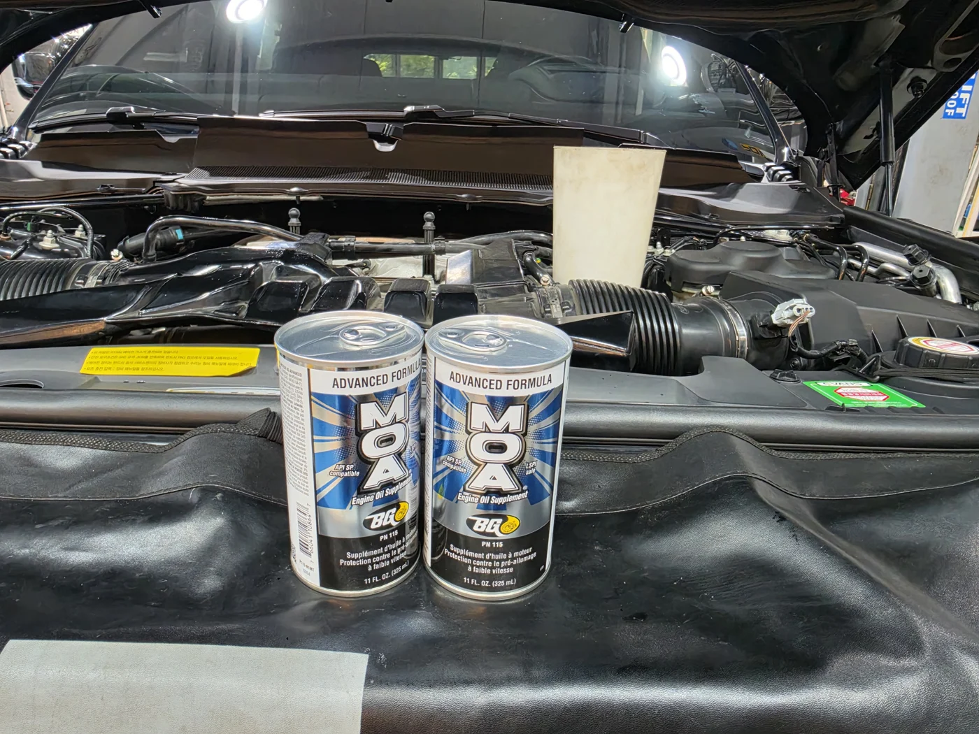 BG MOA used for engine maintenance