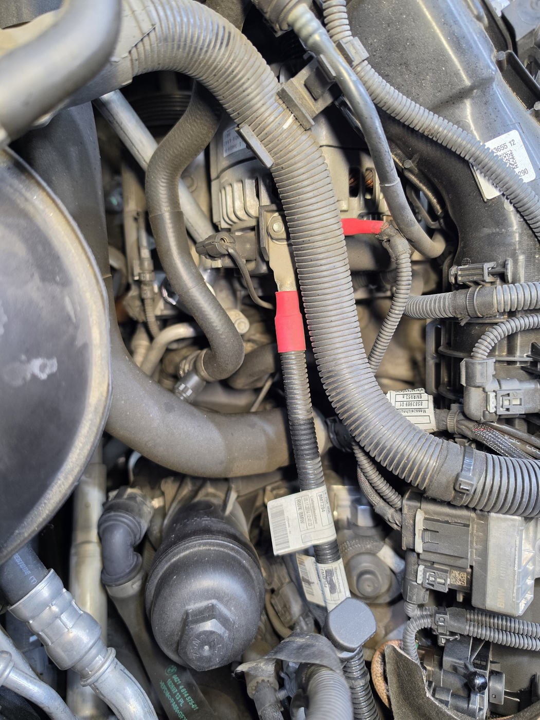 Reaching the compressor mounting position