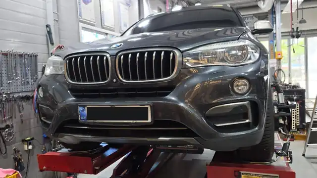 BMW X6 타이어 4본 교환과 얼라인먼트, 앞뒤 토우의 변화