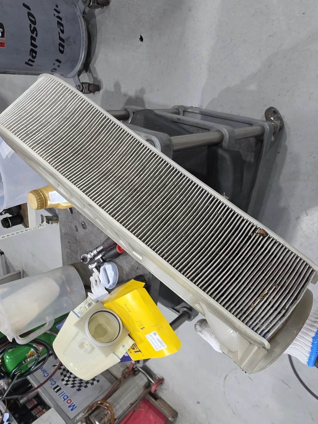 Air-filter replacement