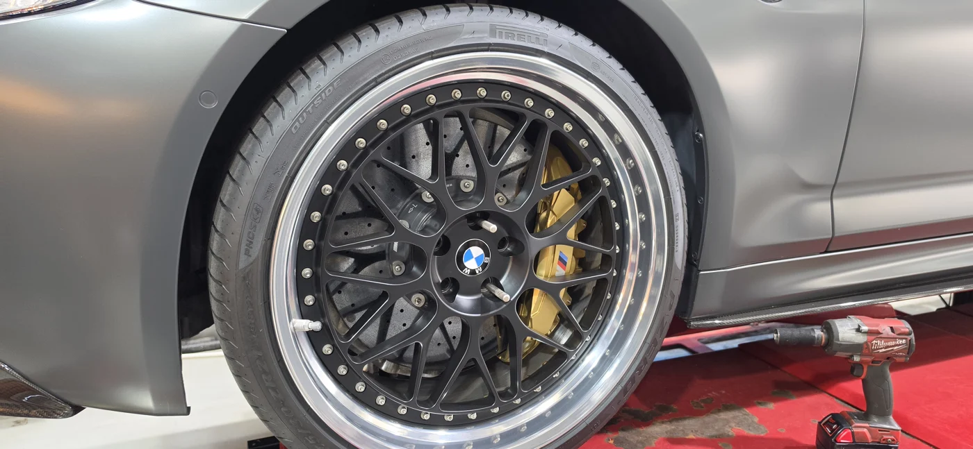 Condition check of the wheels newly fitted in 2026