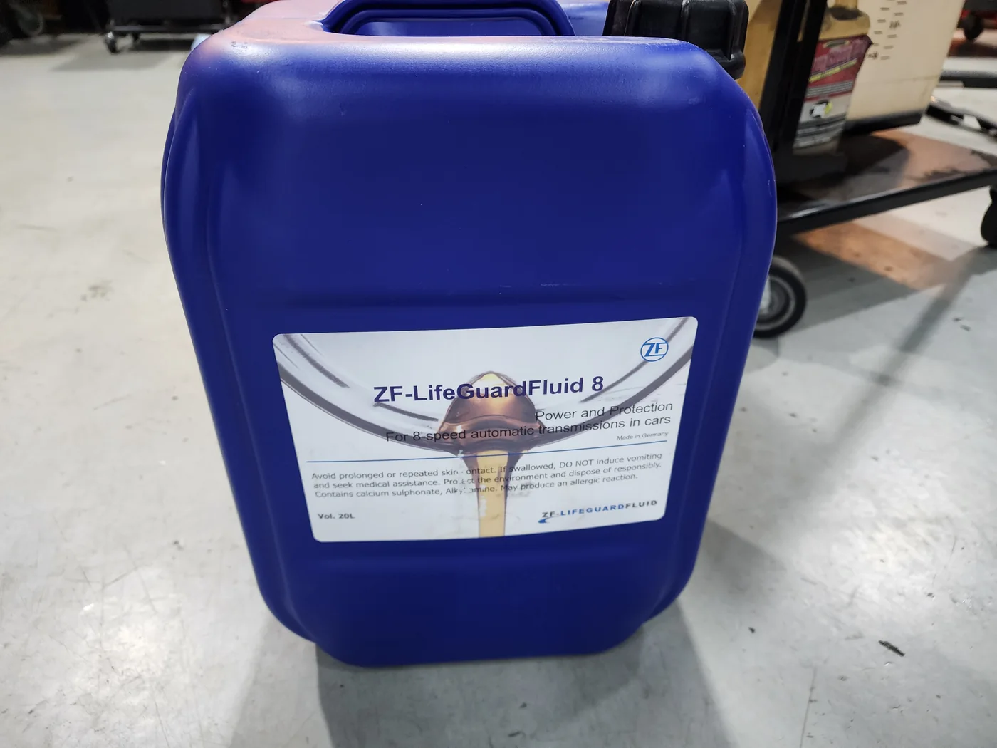 ZF LifeguardFluid 8 used for the eight-speed transmission