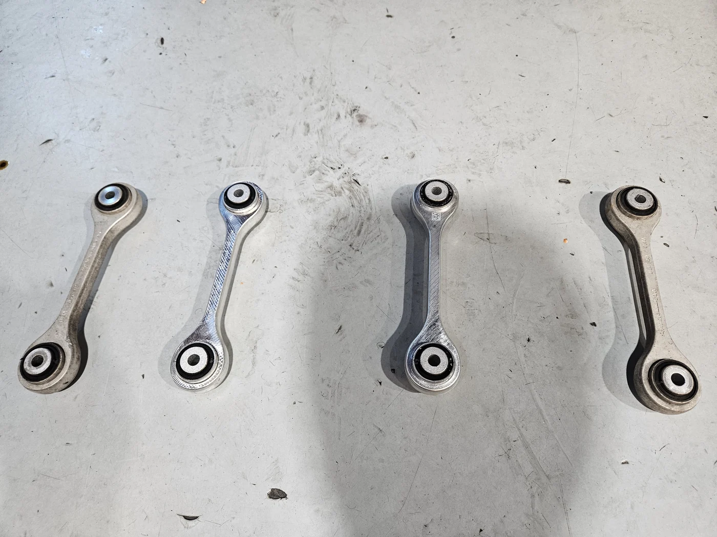Removed and replacement stabilizer links