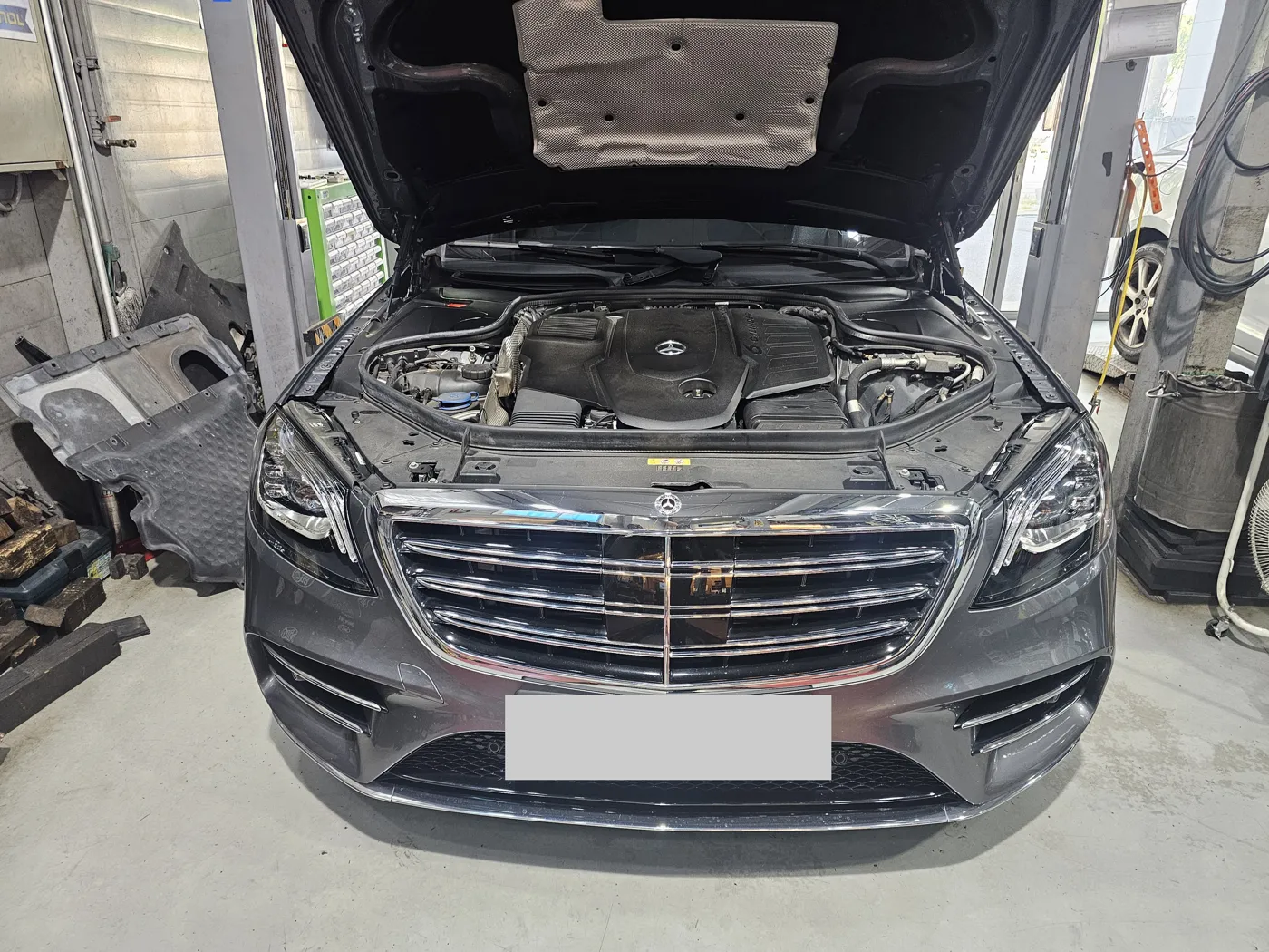 2020 Mercedes-Benz S350 at NHC for its comprehensive inspection