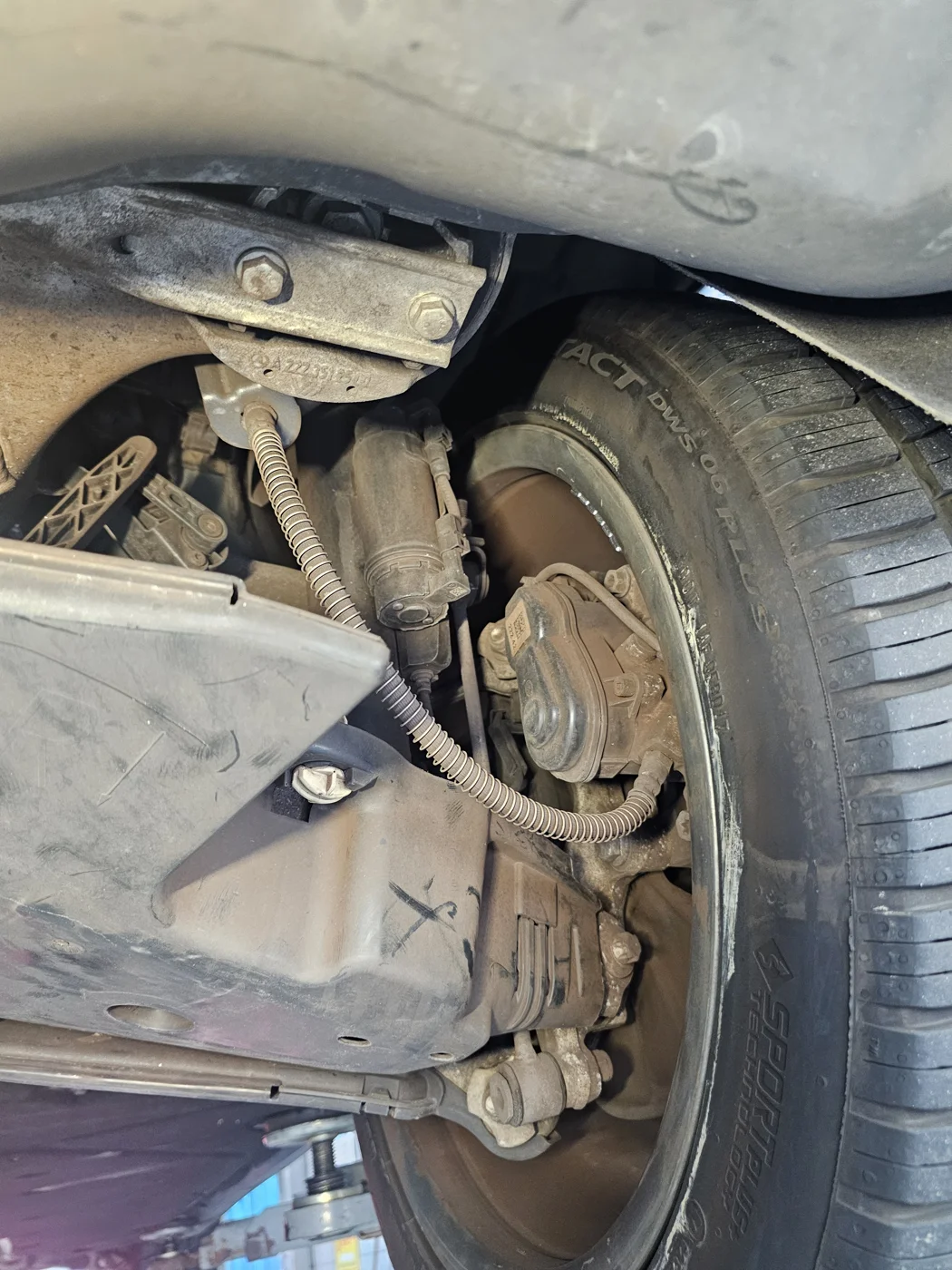 Rear suspension inspection