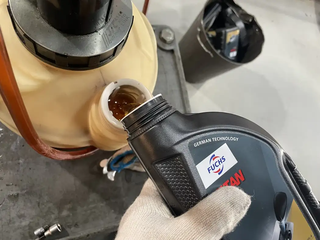 DCT fluid filling
