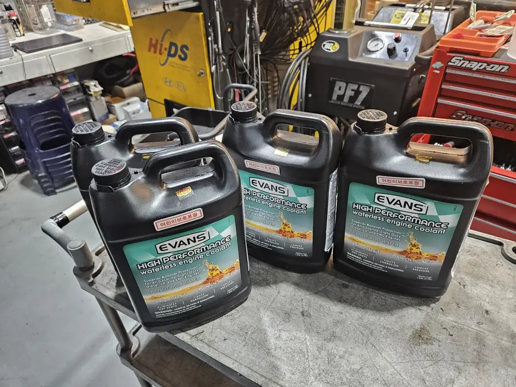 Evans coolant and PrepFluid