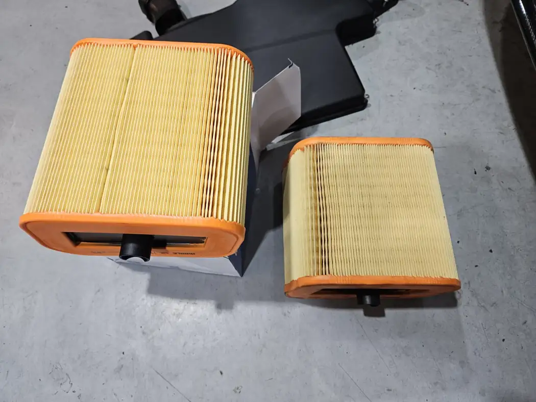 Air filter comparison