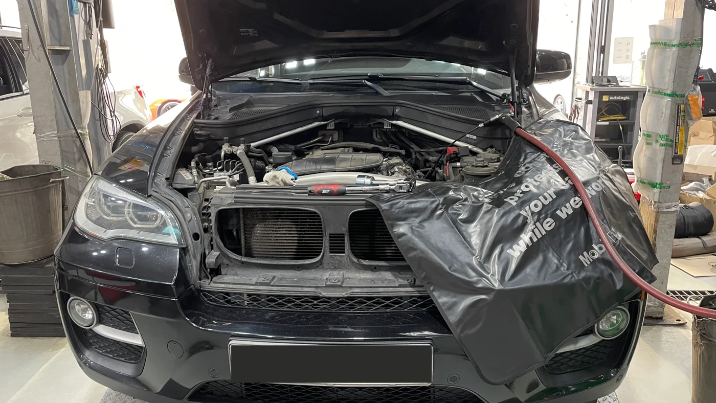 2012 BMW X6 30d · Suspension service at NHC Motors